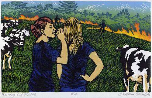 Buring Old Fields print